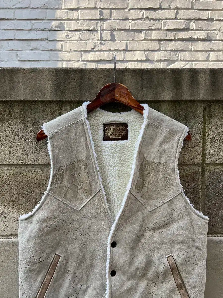 1970s SUEDE WESTERN SHERPA スウェードウェスタンベスト WWW_OLIVIERBERNSTEIN_COM