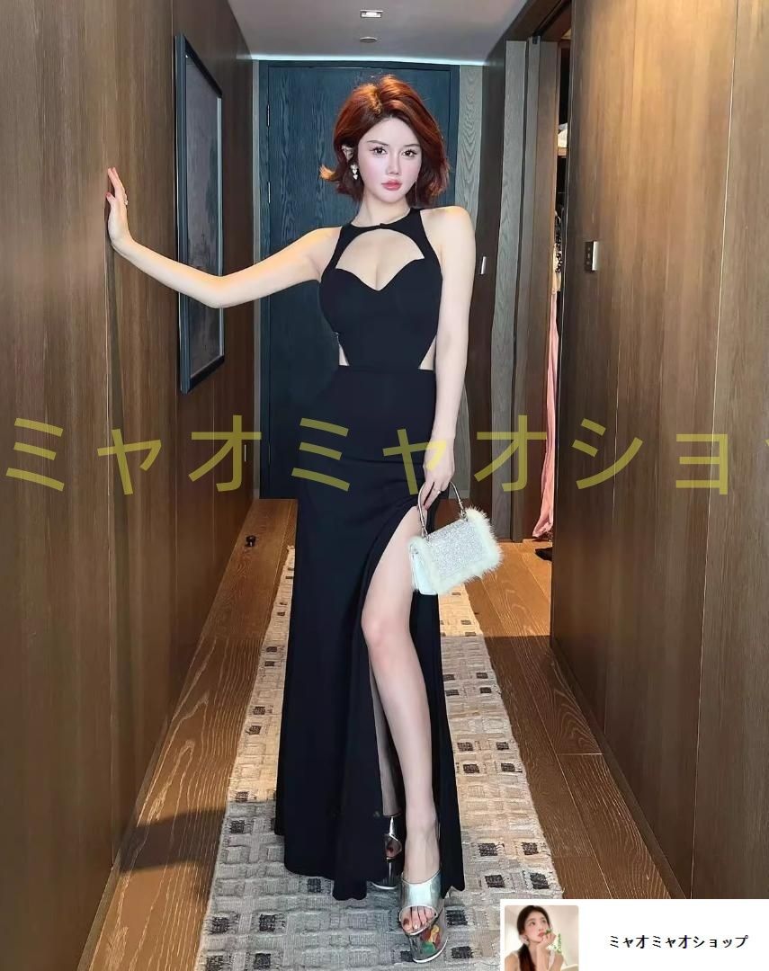 キャバドレス 谷間魅せ セクシースリット シアー パーティー クラブ キャバドレス 谷間魅せ セクシースリット シアー パーティー クラブ