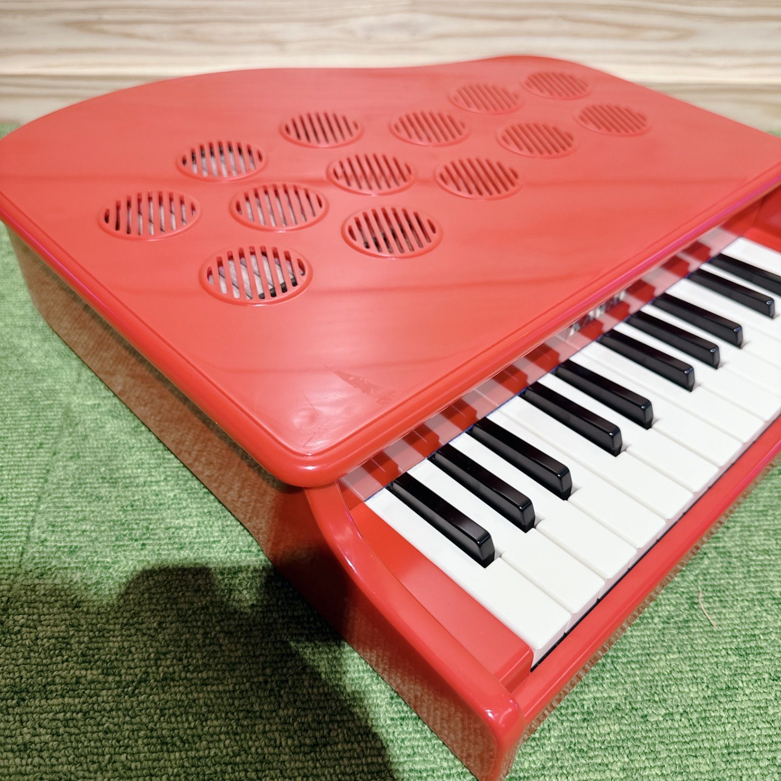 美品☆ KAWAI カワイミニピアノ P-25 ローズレッド - メルカリ