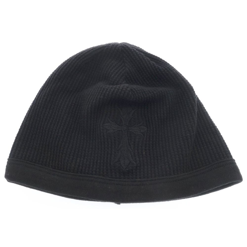 CHROME HEARTS クロムハーツ THERMAL BEANIE サーマルビーニー クロス刺繍 ニットキャップ 帽子