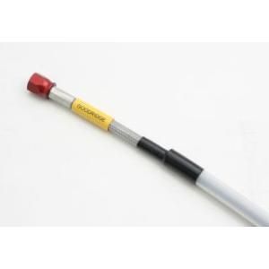 【新品・5営業日で発送】アルミ ガイド付 ユニバーサルホース クリア ホース全長 1460mm MA31420