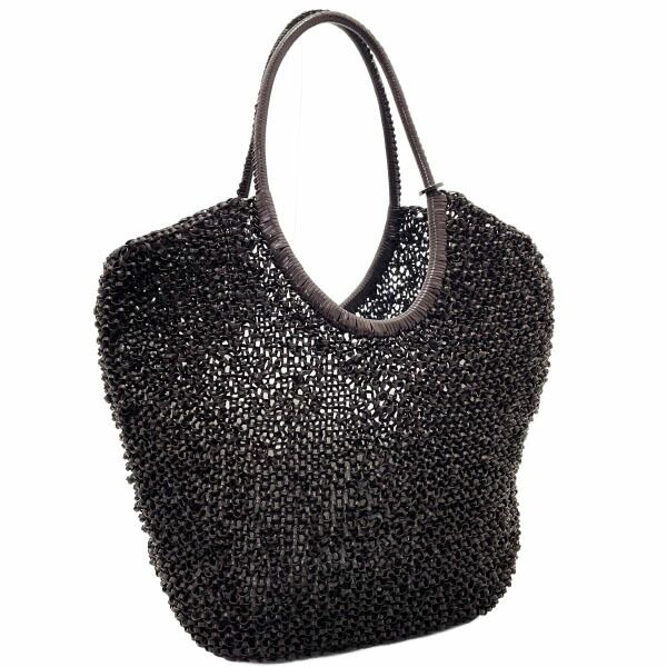 アンテプリマ ハンドバッグ バスケット型 ワイヤーバッグ ア PVC ダークブラウン 濃茶 こげ茶 ANTEPRIMA トートバッグ 手提げ バッグ バック カバン 鞄 レディース 女性