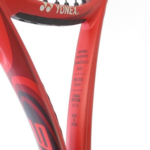 ヨネックス YONEX VCORE 95 G2 45-60LBS 硬式テニスラケット 赤 レッド