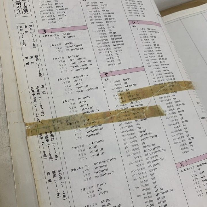 ■01)【同梱不可】【希少】航空写真地図 geo/札幌市 豊平区/地勢堂/昭和60年12月発行/ジオ/大判/B 01)【同梱不可】【希少】航空写真地図 geo/札幌市 豊平区/地勢堂