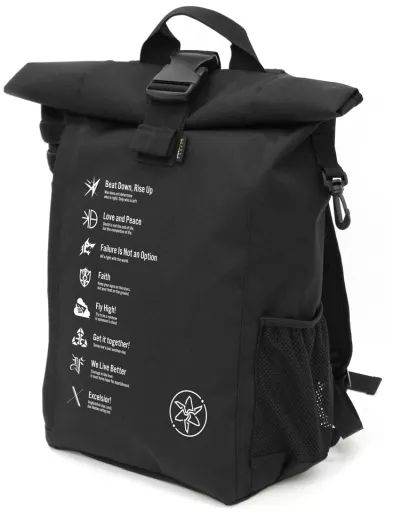 雑貨 セラフ部隊 ロールトップバック ブラック ヘブンバーンズレッド