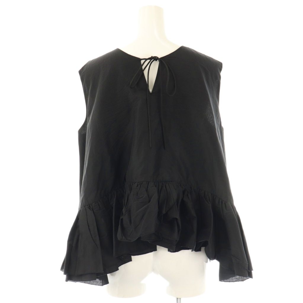 Drawer タフタバックリボンブラウス