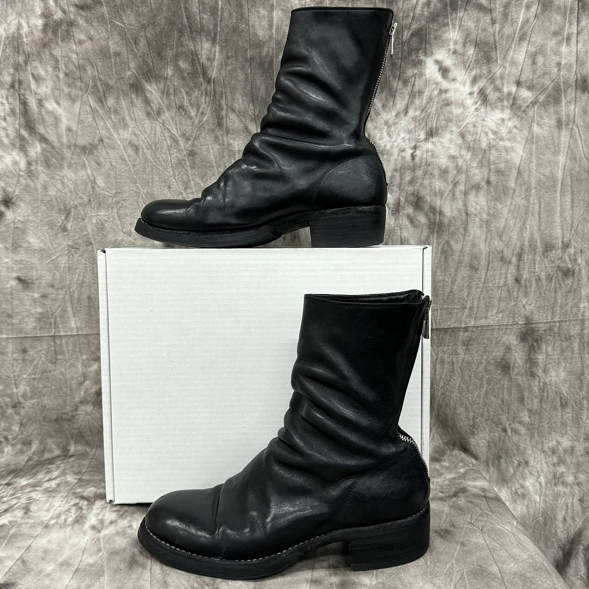 GUIDI/グイディ BACK ZIP MID BOOTS LIMITED バッグジップブーツ 788Z