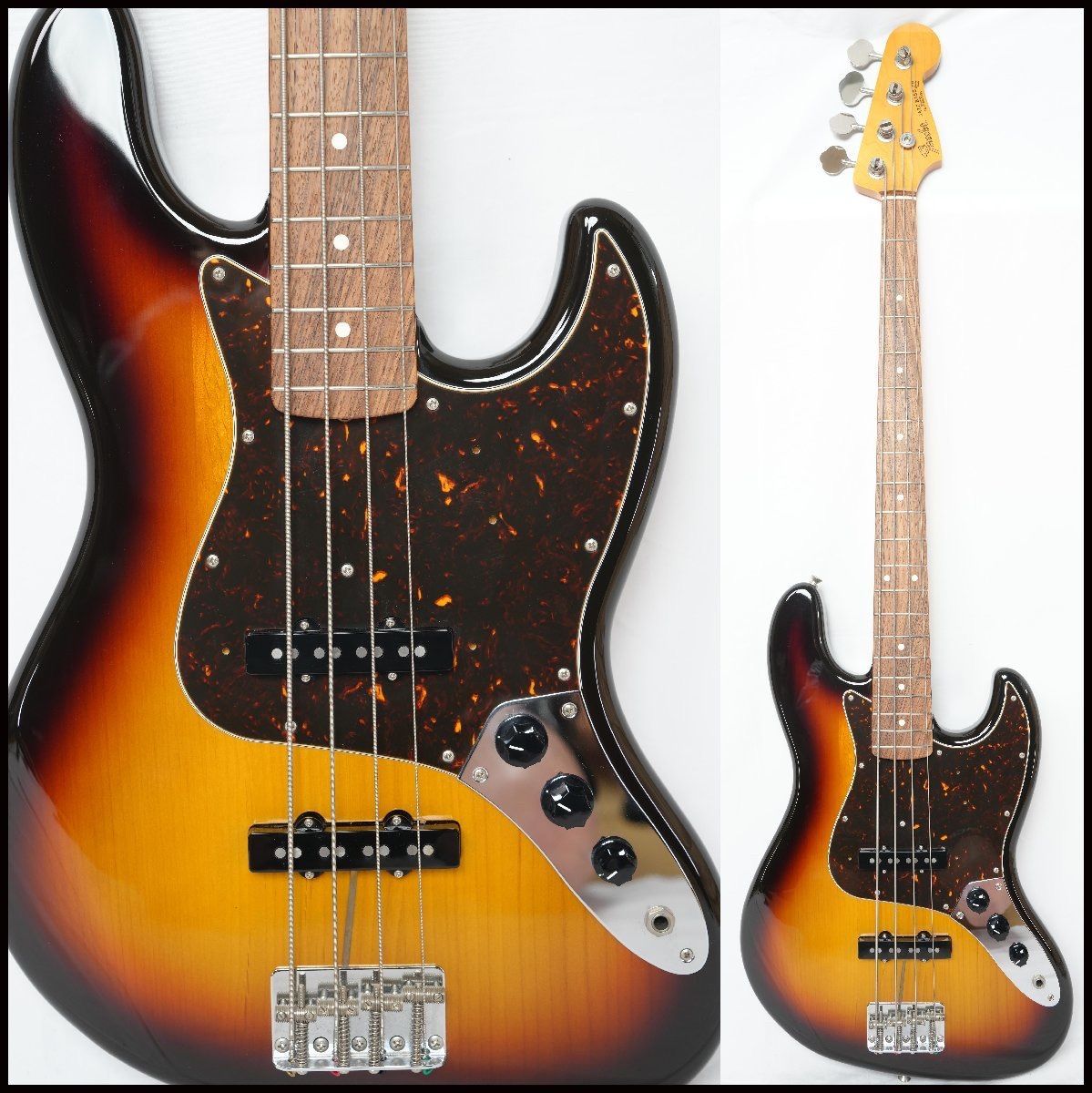 Fender Japan Exclusive Classic 60s Jazz Bass USA Pickups 3TS ジャズベース 2017年製 フェンダー