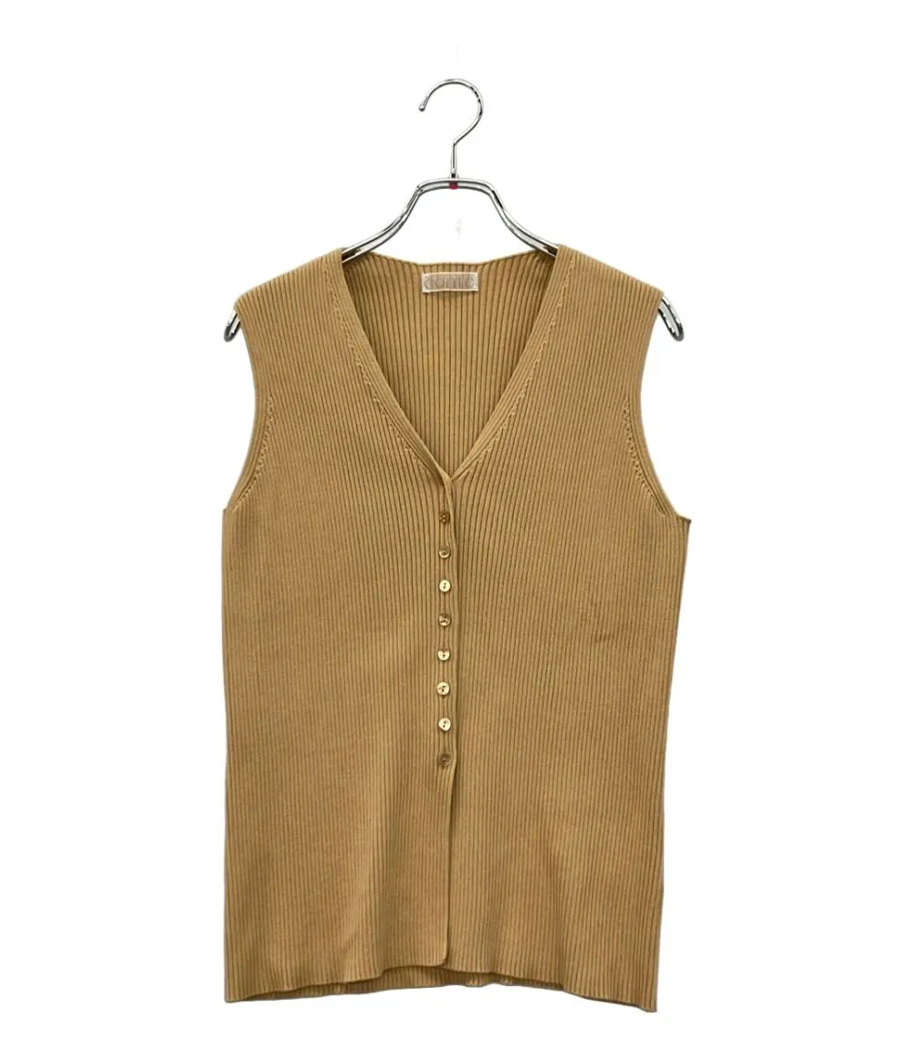 conte ジャガードベスト　beige conte ジャガードベスト beige 卸売 通販