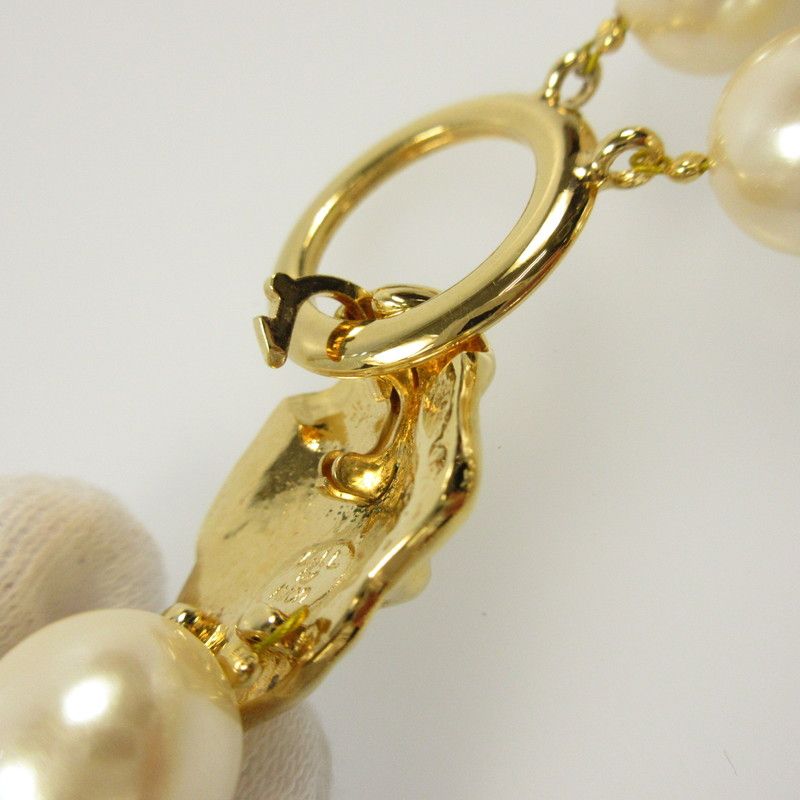 KJL for AVON ケネスジェイレーン ライオン パール ネックレス　刻印 KJL for AVON ケネスジェイレーン ライオン パール ネックレス