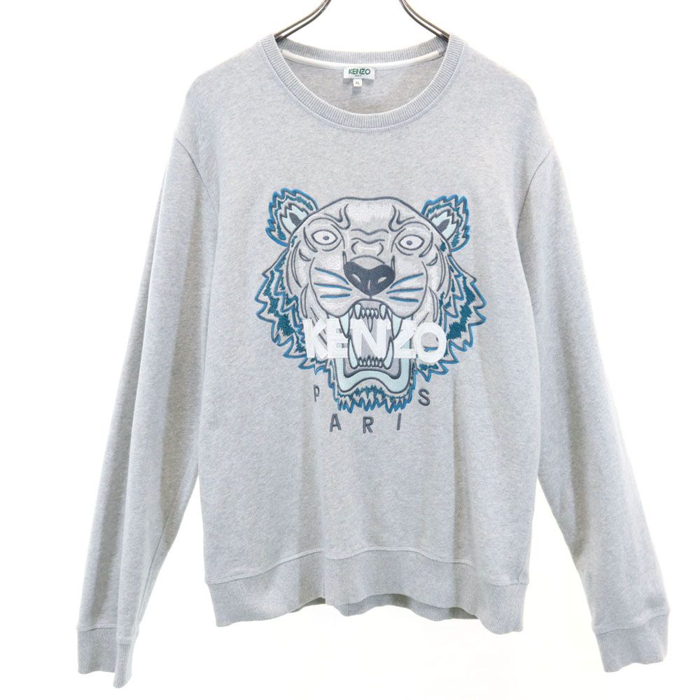ケンゾー 長袖 スウェット トレーナー XL グレー KENZO メンズ - メルカリ