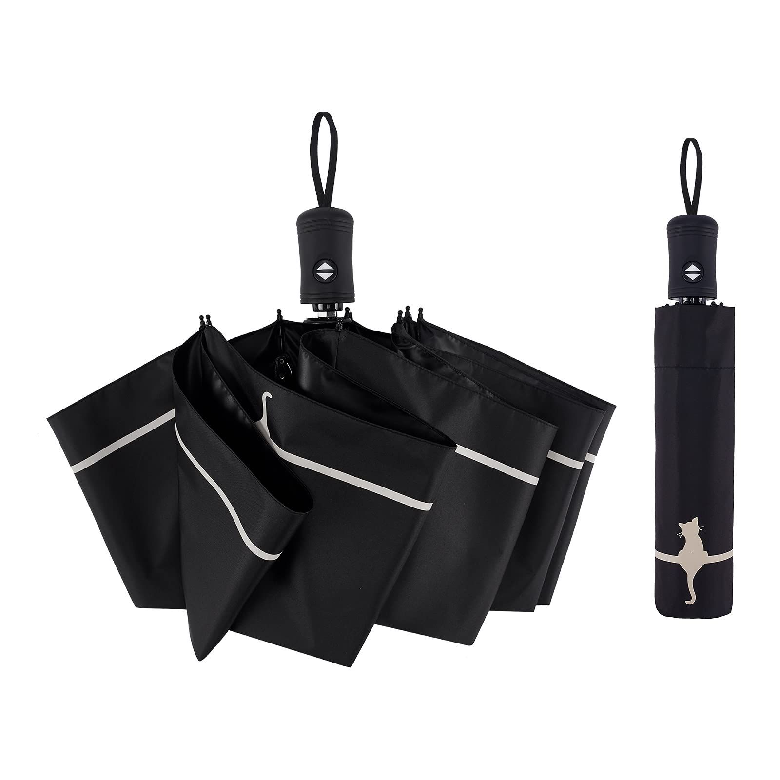 折りたたみ傘 レディース 日傘 遮光 軽量 UVカット 撥水 ホワイト