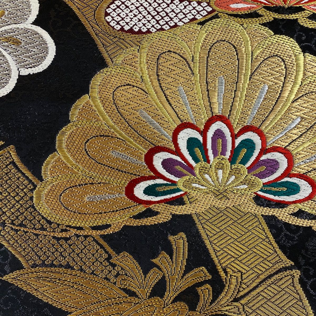 振袖 身丈161.5cm 裄丈66.5cm M 袷 袋帯フルセット 雪輪 几帳 金糸 金銀糸 赤 正絹 美品 秀品 中古 振袖 身丈161.5cm 裄丈66.5cm M 袷 袋帯フルセット 落款あり 有職