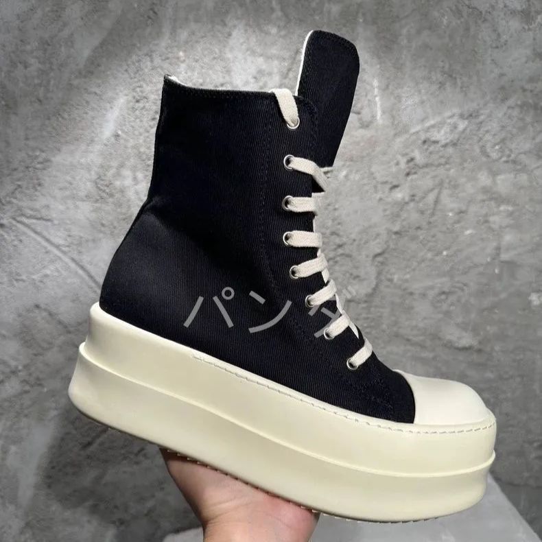 ホワイト ハイカット スニーカー 26㎝ 厚底 新品 リック 美品 RICK