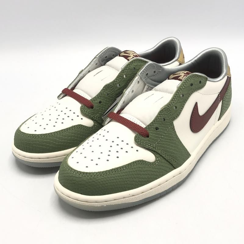 【中古】NIKE AIR JORDAN1 Low OG Chinese New Year/Year of the Dragon スニーカー 26cm FN3727-100 ナイキ[10]