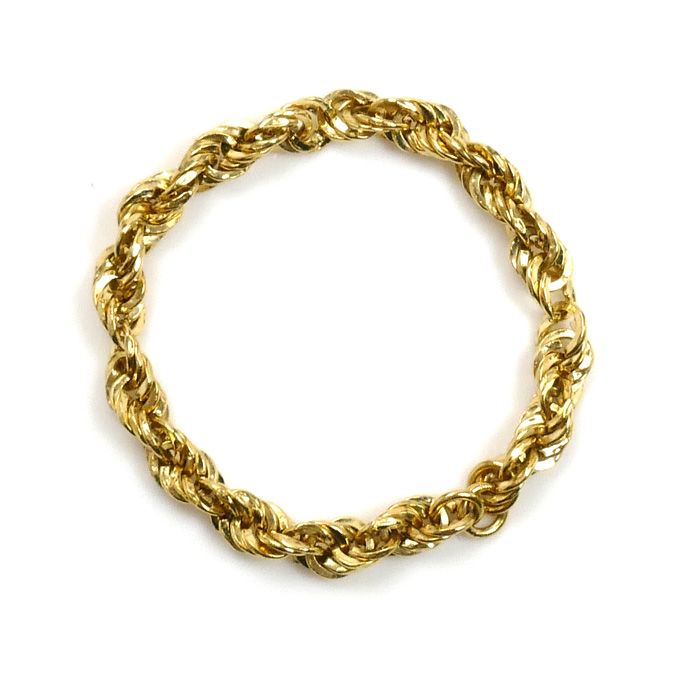 Una　k18リン チェーンリング　クローバーチェーン　スクリューチェーン 楽天市場】k18 クローバーチェーンの通販