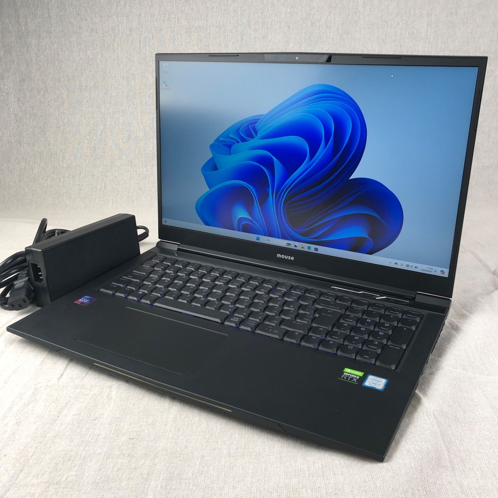 【バッテリー良好】ゲーミングノートPC MouseComputer マウスコンピューター G-TUNE NG-N-i7940PA1【i7-8750H・RTX 2070・32GB・SSD512GB＋HDD2TB】/LT-240585（033240）