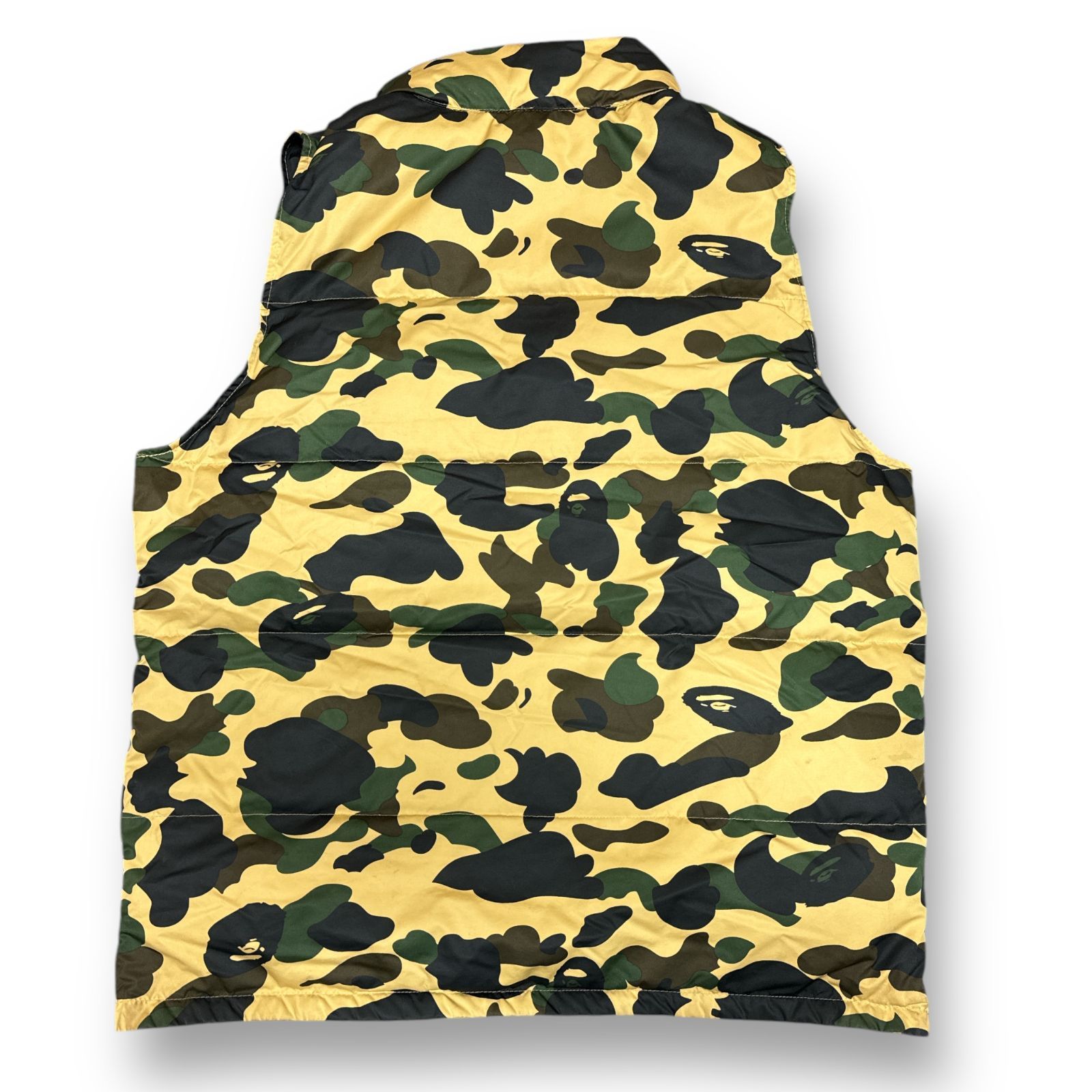 A BATHING APE カモフラージュ ベスト S A BATHING APE CAMO DOWN VEST カモフラージュ ダウン ベスト ジレ ア