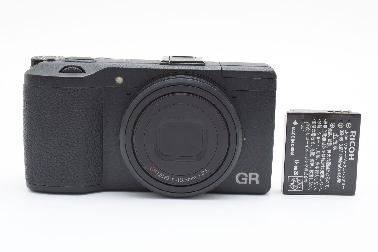 【完全動作品】ショット数1桁 美品RICOH GR 初代 コンデジ ☆極上☆ リコー RICOH GR 初代《ショット数1回・バッテリー付き