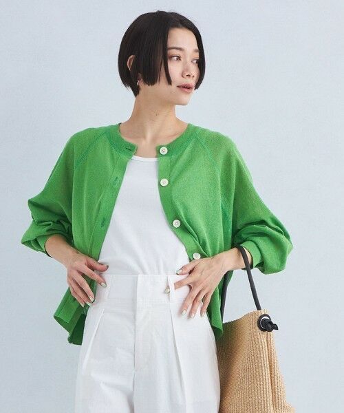 専用⭐︎ green label relaxing 忍ばせカーデ　ウォッシャブル UNITED ARROWS green label relaxing WOMEN 忍ばせカーデ 2WAY