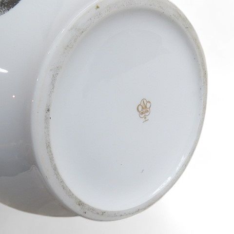 木蓮-花瓶 Japan Pottery Net / 白金彩色絵木蓮文花瓶