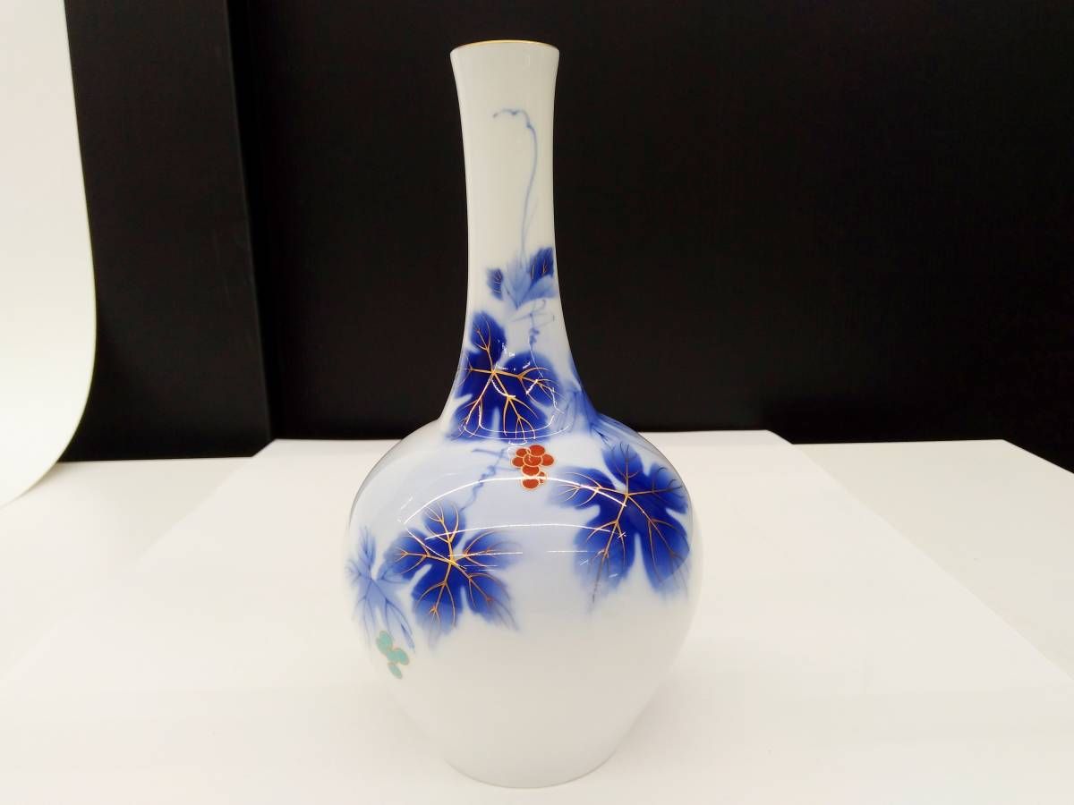 深川製磁 花瓶 宮内庁御用達花瓶深川製磁