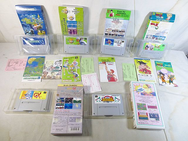 スーパーファミコン SFC 聖剣伝説3 ドラゴンボールZ 超武闘伝3 スラムダンク SDガンダムGX スーパーファイナルマッチテニス セット