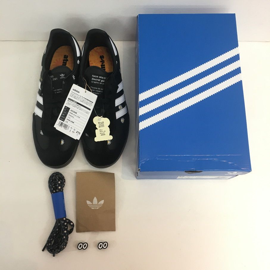 atmos × FACE × adidas SAMBA CORE BLACK アトモス × アディダス  