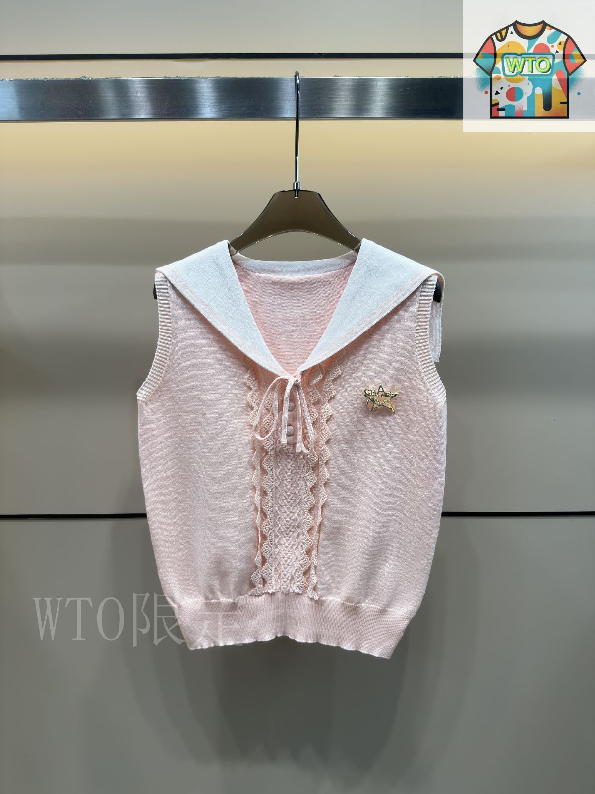 今日特価】Chanel シャネル ネイビー風ニットベスト-3 - メルカリ
