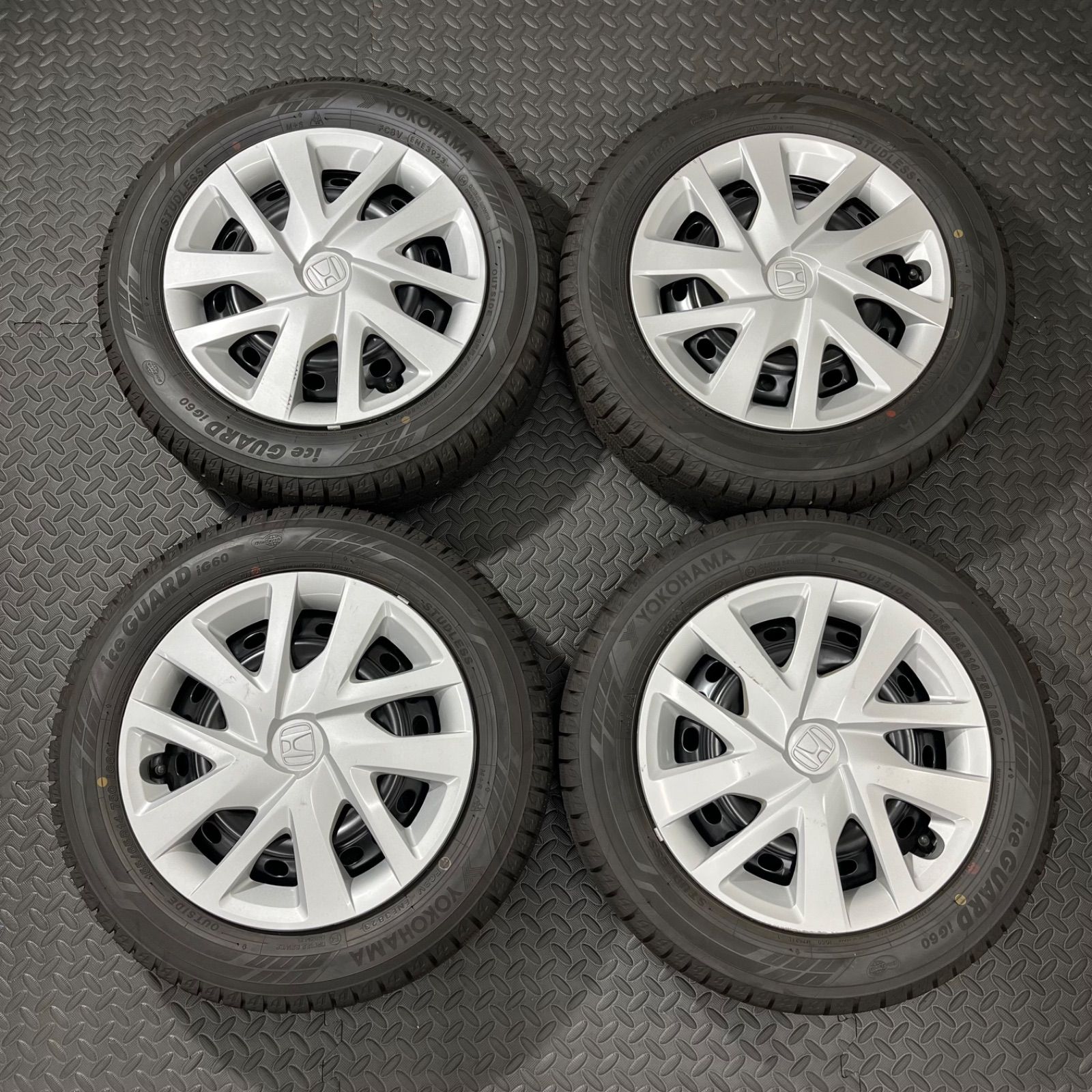 23年 155 65R14 ヨコハマ アイスガードIG60 ホンダ JF3 N-BOX N-WGN スタッドレスタイヤ 1041M