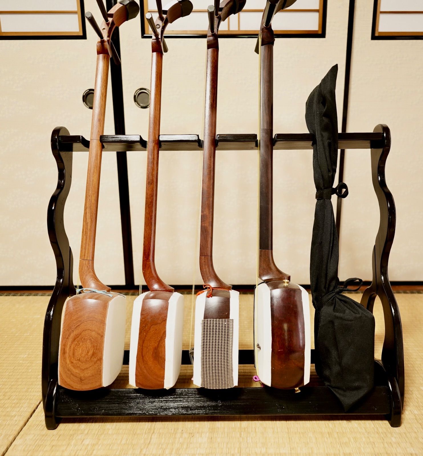 黒漆仕上げ ５丁掛け