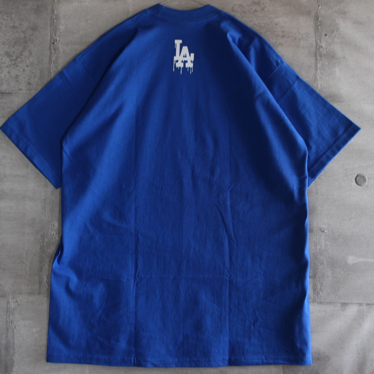 【LA直輸入】PRO CLUB "Los Angeles" BLUE 6.5oz HEAVYWEIGHT TEE XL～3XLT プロクラブ