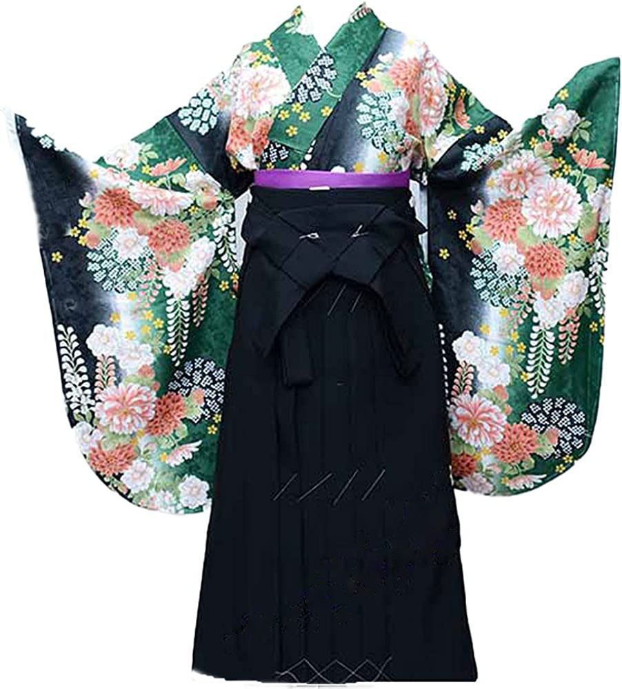 ゴールドが黒と白に映えるクールな印象の古典振袖〈No.F7-59〉 | 振袖