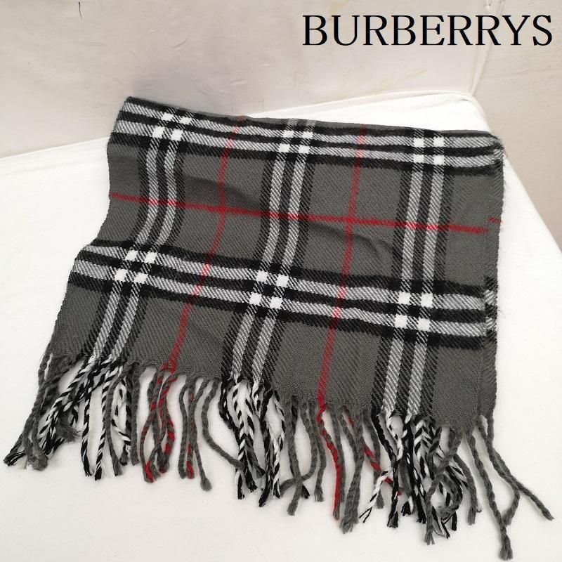 バーバリー ノバチェック マフラー ウール100% 新品タグつきイングランド製 新品 タグ付き バーバリー BURBERRYS イングランド製 マフラー