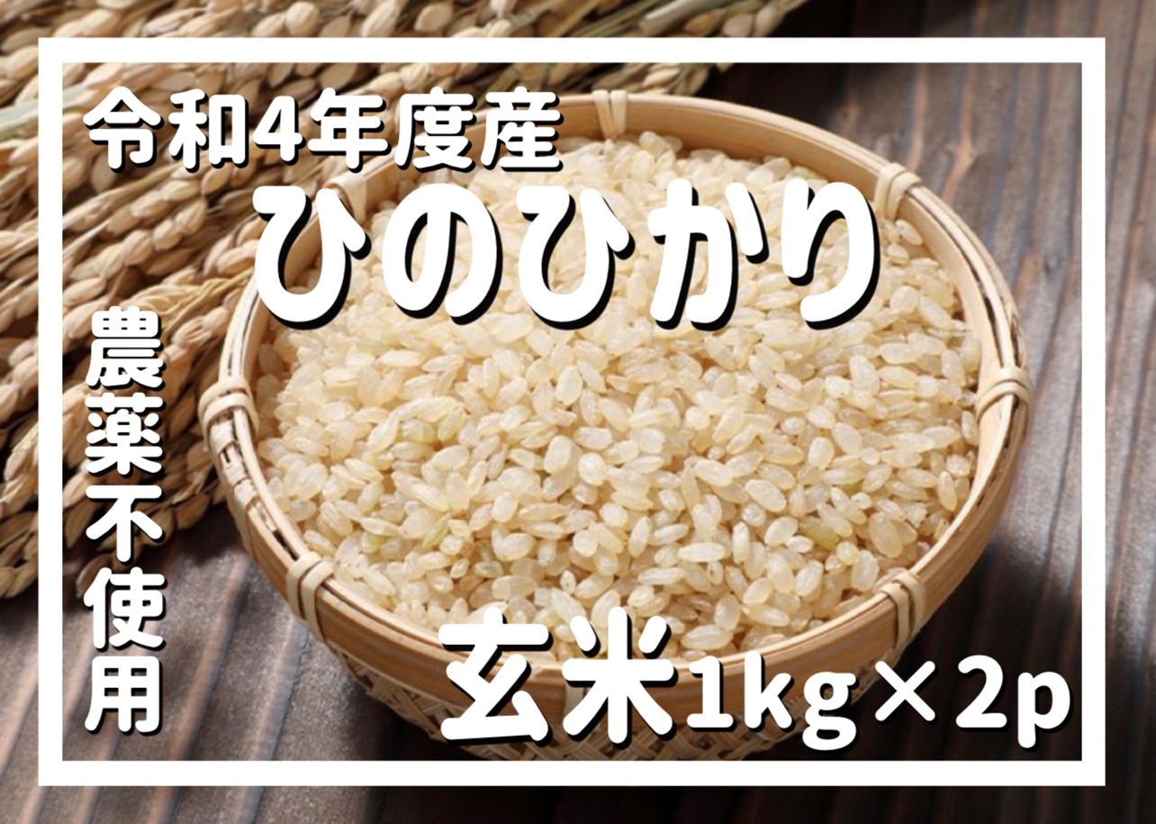 今週限定‼︎新米令和4年度岡山県産ヒノヒカリ玄米24kg農薬不使用米 米