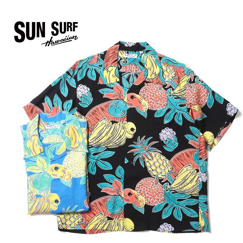 サンサーフ　sunsurf アロハシャツ　メニュー柄 SUN SURF サンサーフ アロハ 2024 スペシャルエディション アロハ