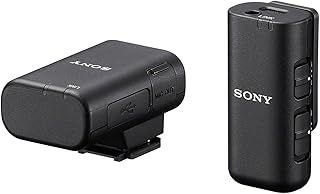 SONY ソニー カメラ用マイク ワイヤレスマイクロホン マイクロホン×1 レシーバ 充電ケース 屋内外のVlog ライブストリーミング 映像付きインタビュー 音声録音 ポッドキャスト ウインドスクリーン付属 ECM-W3S