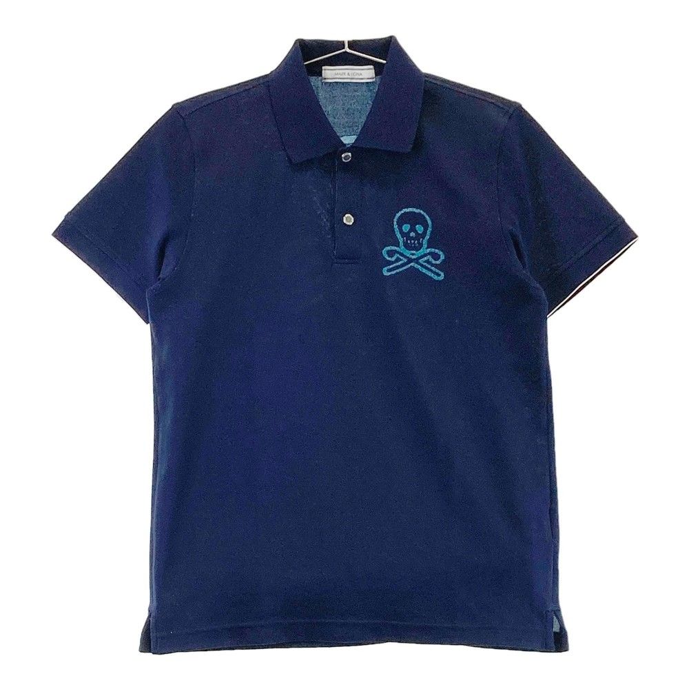 サイズ：44 MARK&LONA マークアンドロナ 半袖 ポロシャツ ラメ