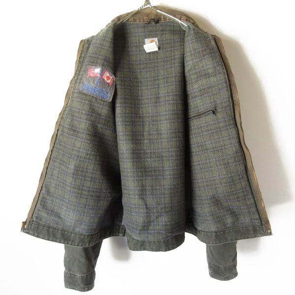 00s carhartt J97 MOS デトロイト ジャケット XL-TALL フェード モス