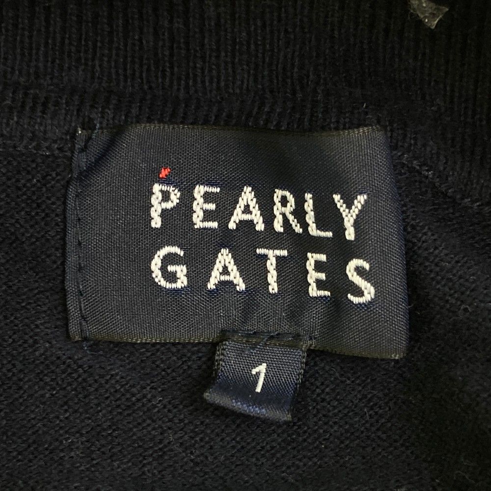 サイズ：0 PEARLY GATES パーリーゲイツ  タートル ニット セーター  ブラック系 [240101436163] ゴルフウェア レディース ストスト サイズ：0 PEARLY GATES パーリーゲイツ タートル ニット