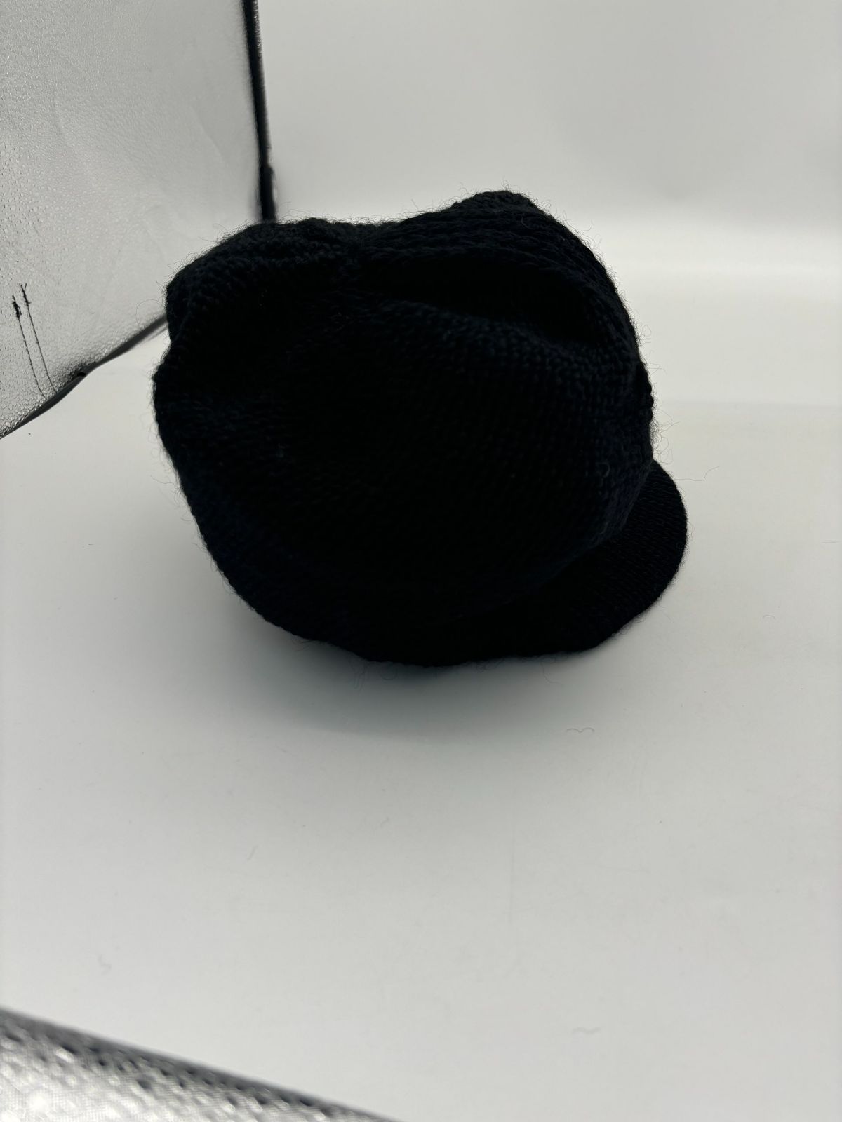 MR-01082 ヴィヴィアンウエストウッド ボンボン レザーロゴ オーブ ニット キャスケット