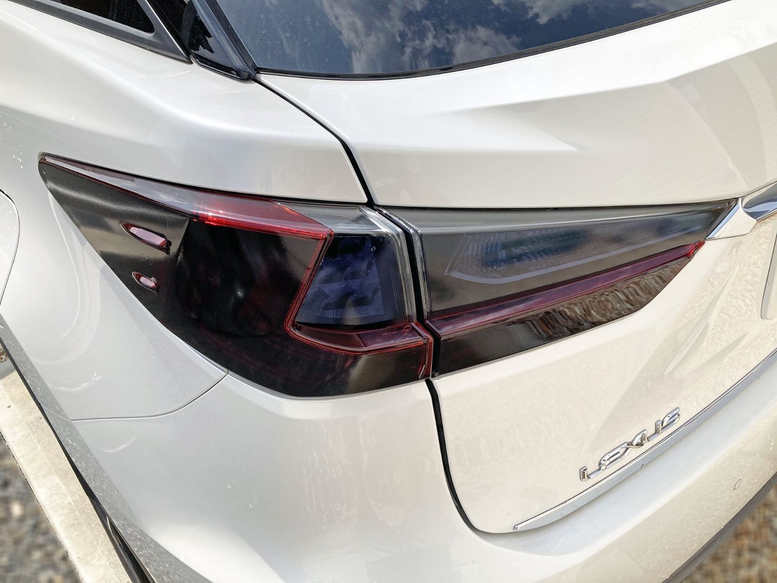 Tint+再利用できる RX 20系 前期 テールランプ スモークフィルム