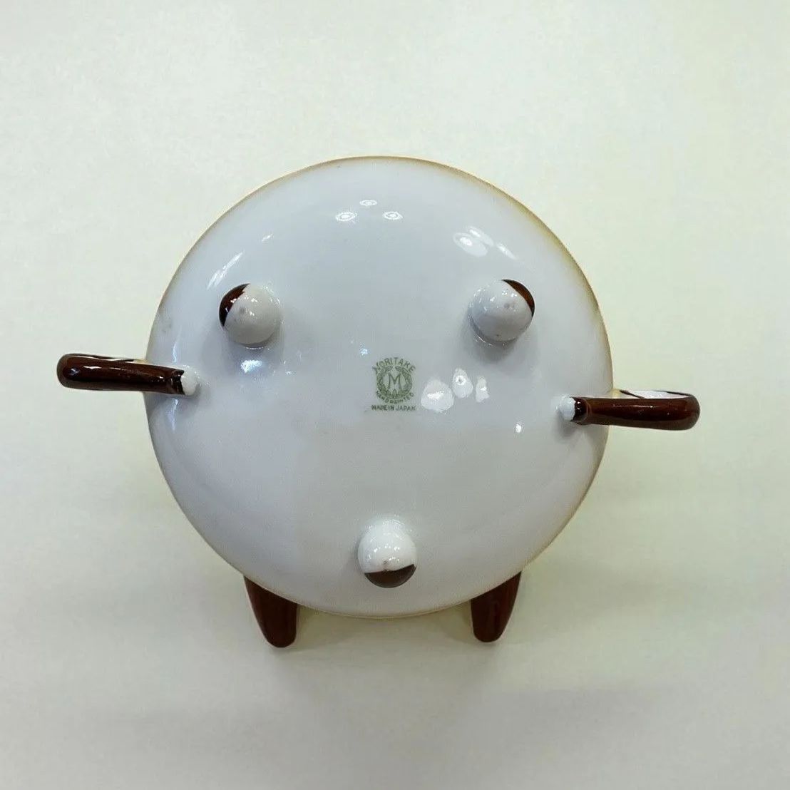 オールドノリタケ　陶器製調味料入れセット 風景画 オールドノリタケ 陶器製調味料入れセット 風景画