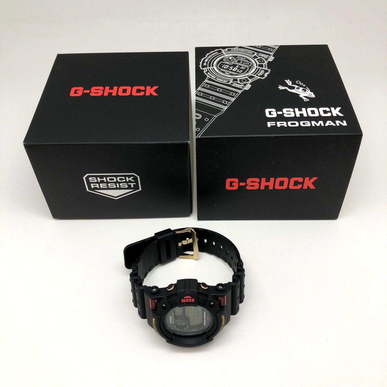 G-SHOCK ジーショック CASIO カシオ 腕時計 DW-6300 FROGMAN フロッグマン レストアサービス デジタル ブラック メンズ