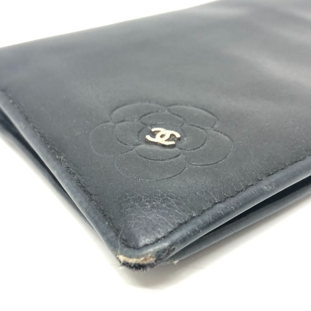 CHANEL カメリアブラック 長財布 CHANEL シャネル 長財布 カメリア レザー ブラック - メルカリ