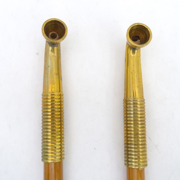 茶道具 煙管一双 如心斎好写 表流 木村 清五郎 作 安い 通販