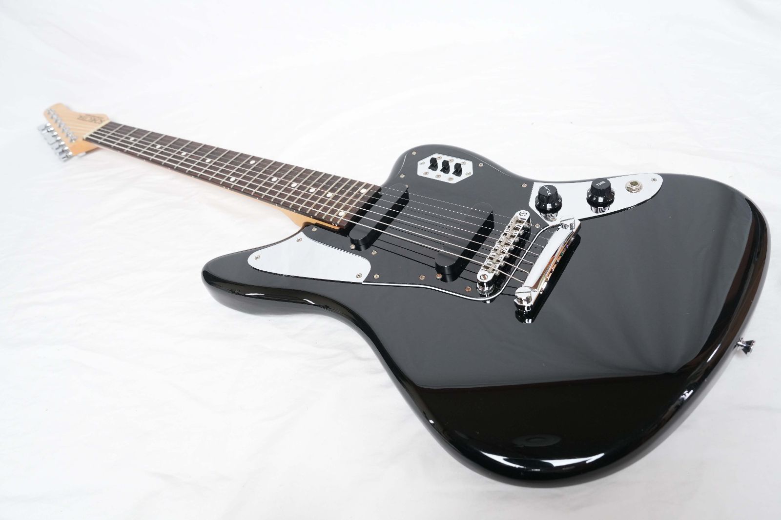 ☆SCHECTER☆AR-07 Black JAGUAR ジャガータイプ 7弦ギター 美品