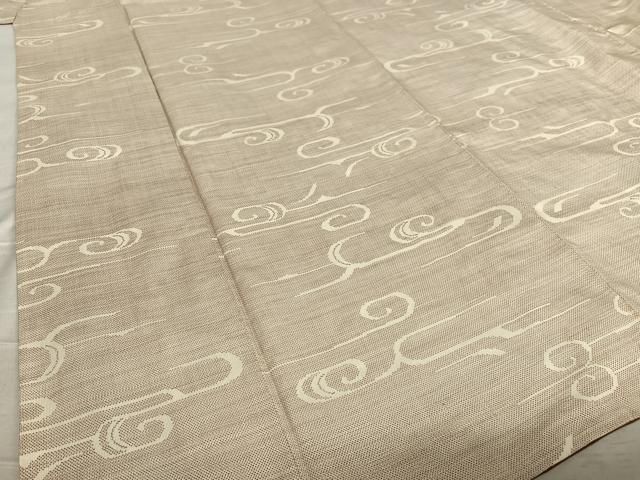 平和屋着物○本場大島紬 カタス9マルキ 流水文 正絹 逸品 AABA8865zg