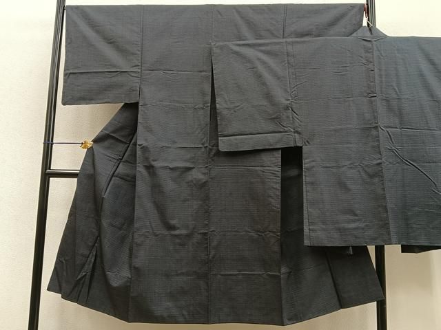 平和屋着物男性　本場大島紬　アンサンブル　120亀甲　正絹　逸品　BAAO2317pk