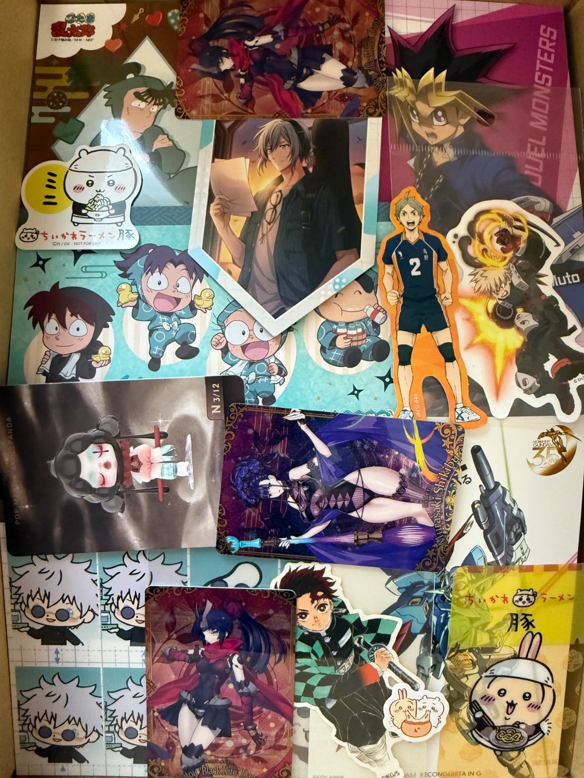 紙類 アニメ ゲーム まとめ売り 大量 コースター ポストカード カード